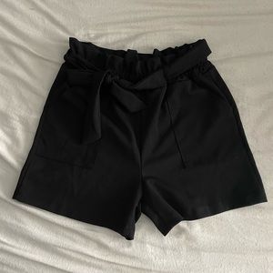 Boohoo paper bag shorts